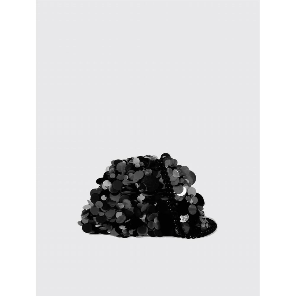 NEW MARIA LA ROSA women's carnival mini game clutch bag in black